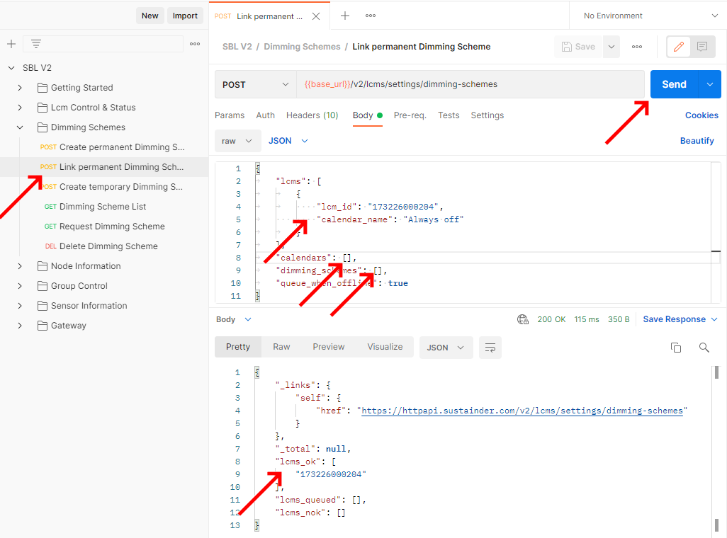 Link a permanent dimming scheme img