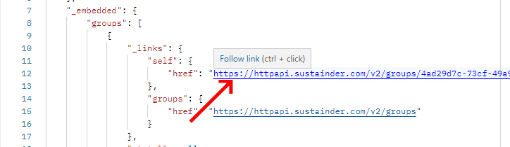 Open the group you wish to delete as a new request img
