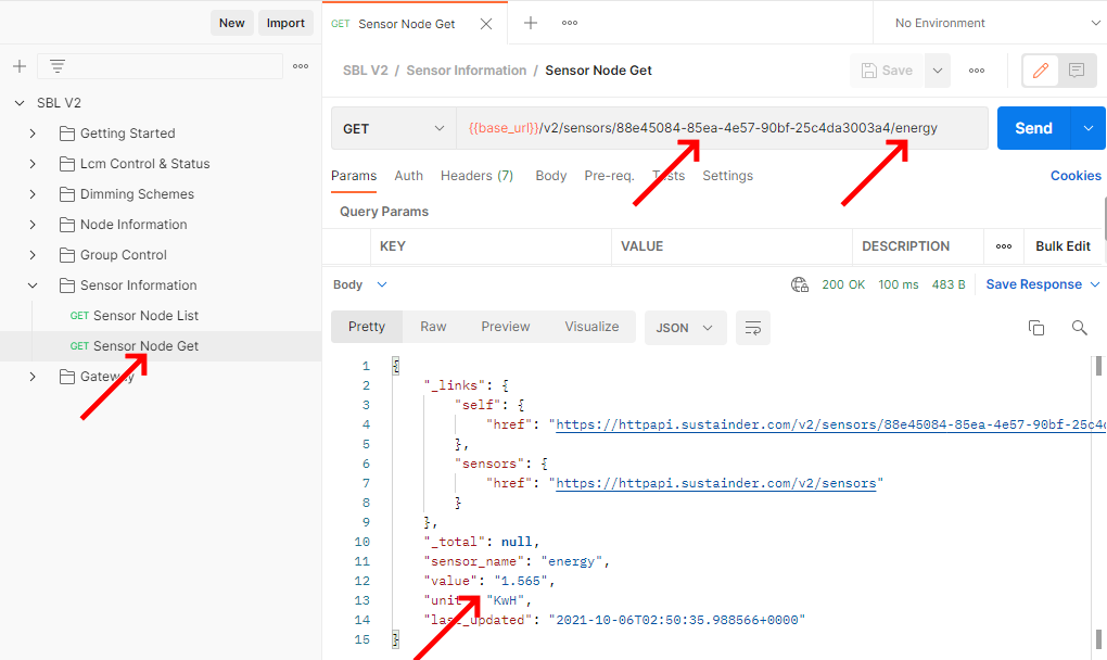 Request the sensor list img